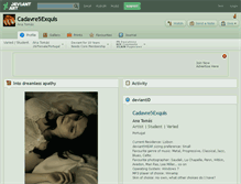 Tablet Screenshot of cadavre5exquis.deviantart.com