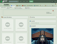 Tablet Screenshot of knudeln.deviantart.com