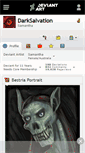Mobile Screenshot of darksalvation.deviantart.com