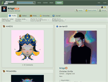 Tablet Screenshot of krizpi.deviantart.com