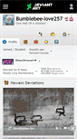 Mobile Screenshot of bumblebee-love257.deviantart.com