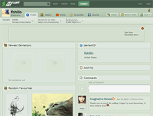 Tablet Screenshot of fishillo.deviantart.com