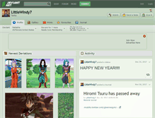 Tablet Screenshot of littlewindy7.deviantart.com
