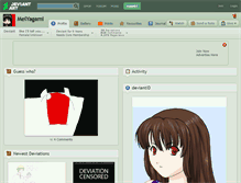Tablet Screenshot of meiyagami.deviantart.com