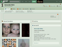 Tablet Screenshot of monoxide-neko.deviantart.com
