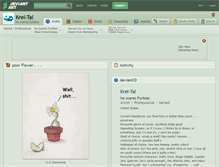 Tablet Screenshot of krel-tal.deviantart.com