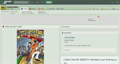 Desktop Screenshot of comixonline.deviantart.com