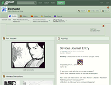 Tablet Screenshot of bizoruazul.deviantart.com