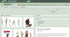 Desktop Screenshot of clementsauve.deviantart.com