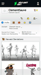 Mobile Screenshot of clementsauve.deviantart.com