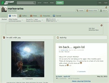 Tablet Screenshot of marleawarlea.deviantart.com