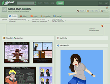 Tablet Screenshot of naoko-chan-ninjaoc.deviantart.com