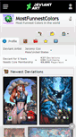 Mobile Screenshot of mostfunnestcolors.deviantart.com