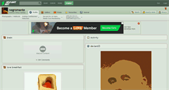 Desktop Screenshot of negromante.deviantart.com