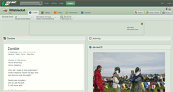 Desktop Screenshot of littleblackat.deviantart.com
