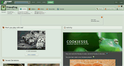 Desktop Screenshot of friendfrog.deviantart.com