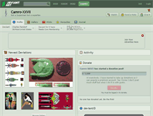 Tablet Screenshot of camro-xxvii.deviantart.com