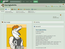 Tablet Screenshot of dancingmadkefka.deviantart.com