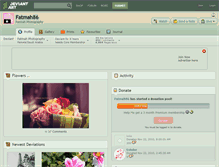 Tablet Screenshot of fatmah86.deviantart.com