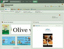 Tablet Screenshot of mobeenmobi.deviantart.com
