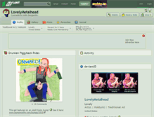 Tablet Screenshot of lovelymetalhead.deviantart.com