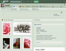 Tablet Screenshot of nicolep.deviantart.com