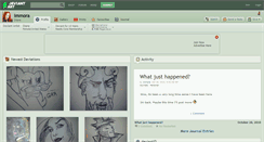 Desktop Screenshot of immora.deviantart.com