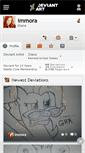 Mobile Screenshot of immora.deviantart.com