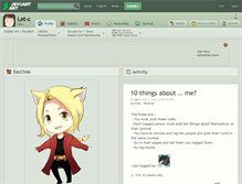 Tablet Screenshot of let-c.deviantart.com