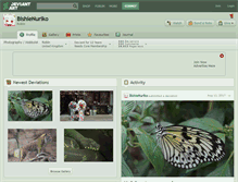 Tablet Screenshot of bishienuriko.deviantart.com
