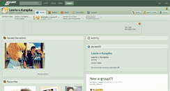 Desktop Screenshot of leorio-x-kurapika.deviantart.com