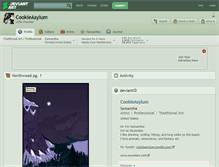 Tablet Screenshot of cookieasylum.deviantart.com