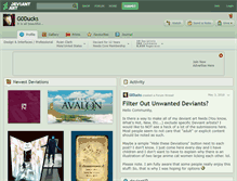 Tablet Screenshot of g0ducks.deviantart.com