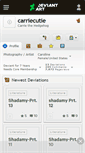 Mobile Screenshot of carriecutie.deviantart.com