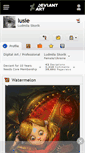 Mobile Screenshot of lusie.deviantart.com