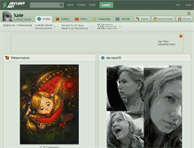 Tablet Screenshot of lusie.deviantart.com