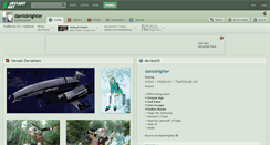 Desktop Screenshot of damidnighter.deviantart.com