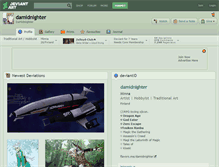 Tablet Screenshot of damidnighter.deviantart.com