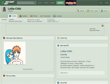 Tablet Screenshot of lolita-chibi.deviantart.com