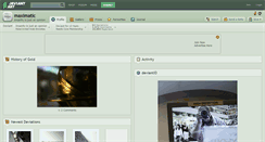 Desktop Screenshot of maximatic.deviantart.com