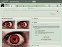 Tablet Screenshot of leoisso.deviantart.com