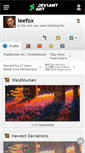 Mobile Screenshot of leefox.deviantart.com