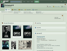 Tablet Screenshot of emmanuel-b.deviantart.com