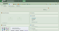 Desktop Screenshot of ischamber.deviantart.com