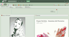 Desktop Screenshot of libfly.deviantart.com