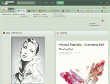Tablet Screenshot of libfly.deviantart.com