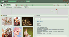 Desktop Screenshot of kuro-tenrai.deviantart.com