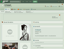 Tablet Screenshot of evilladark.deviantart.com