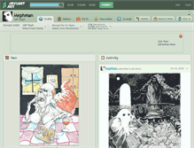 Tablet Screenshot of mephman.deviantart.com