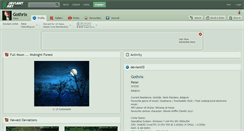 Desktop Screenshot of gothrix.deviantart.com